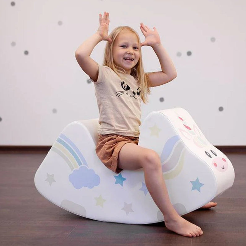 Bascule Licorne en Mousse - Monti Family
