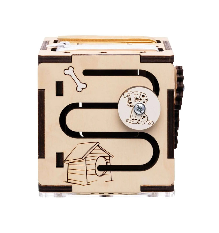 Cube d'activités en bois - Monti Family