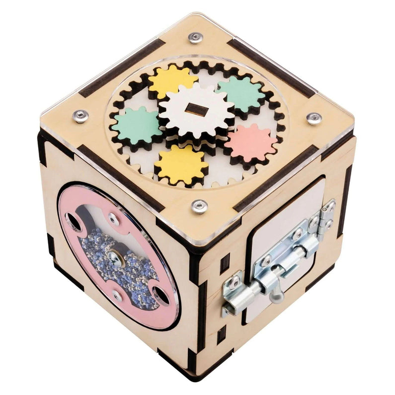 Cube d'activités en bois - Monti Family