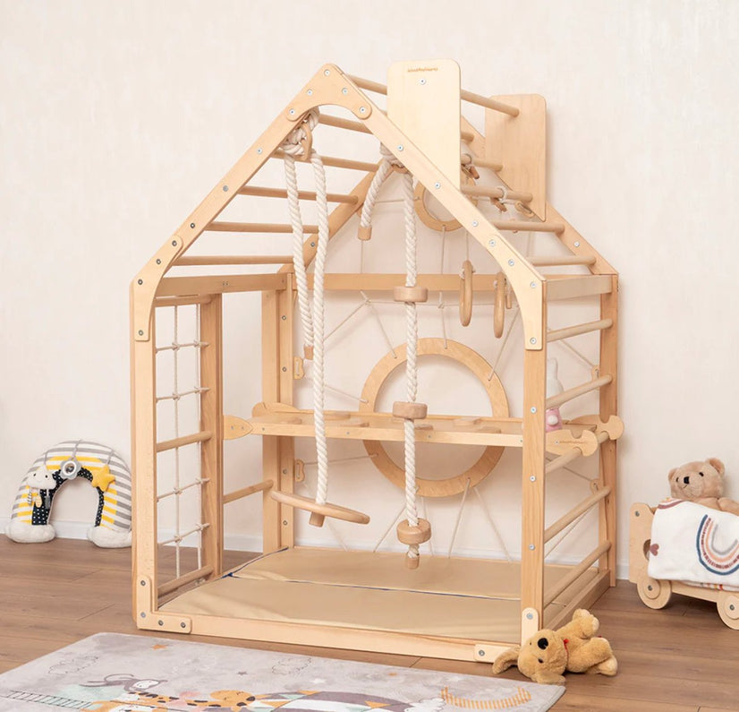 La Maison d'escalade avec Rampe et accessoires - Monti Family