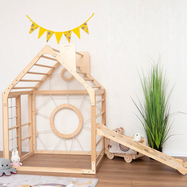 La Maison d'escalade avec Rampe et accessoires - Monti Family