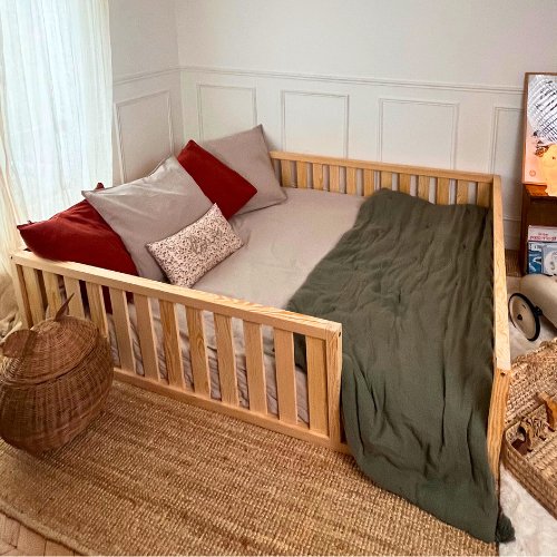 Le Lit au sol Scandinave 190X140cm - Monti Family