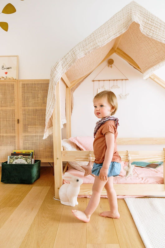 Lit Cabane Maisonnette 190*90cm - Monti Family