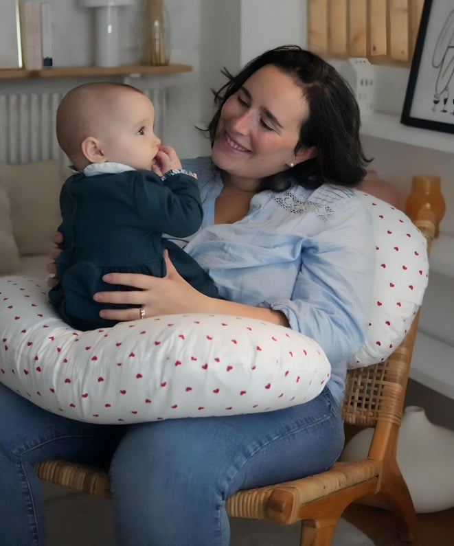 Coussin d'Allaitement en Coton XL - Confort et Soutien - Monti Family - Monti Family