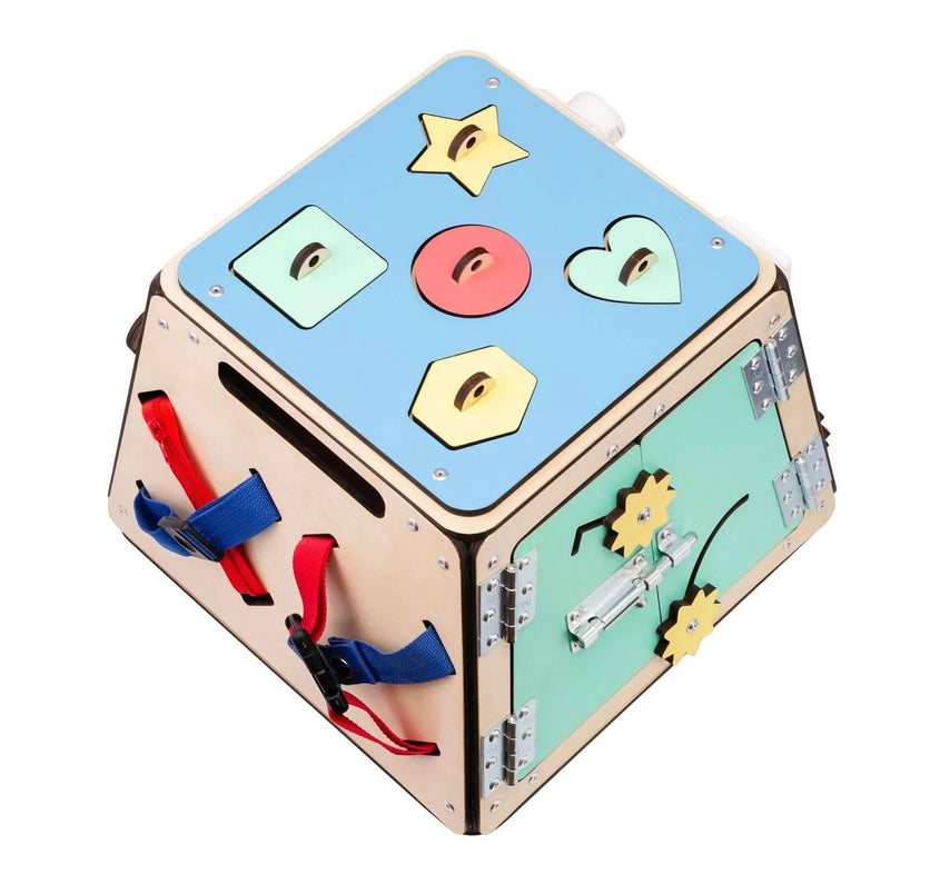 Cube d'activités en bois XL - Monti Family