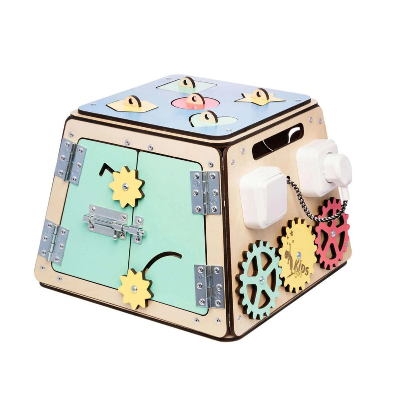 Cube d'activités en bois XL - Monti Family