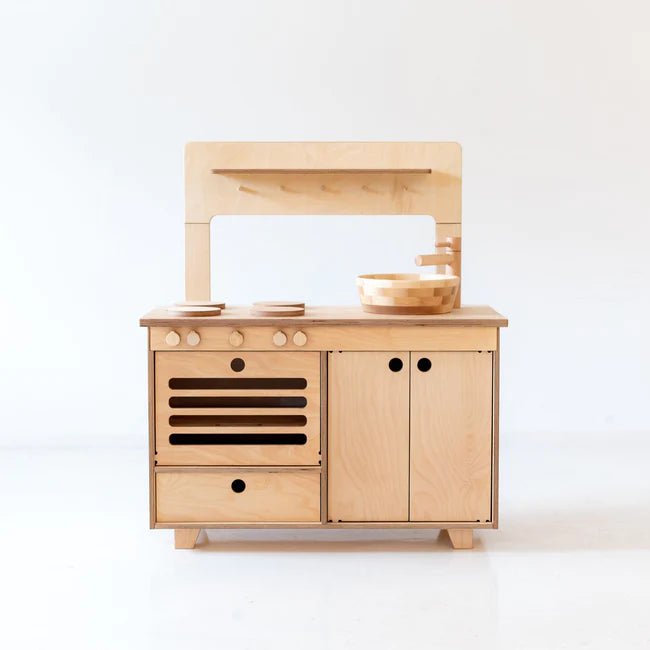 Jeu de cuisine en Bois Fabriquée à la main - Monti Family