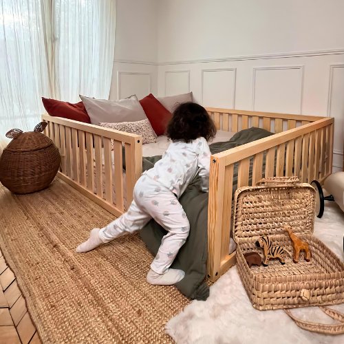 Le Lit au sol Scandinave 190X140cm - Monti Family