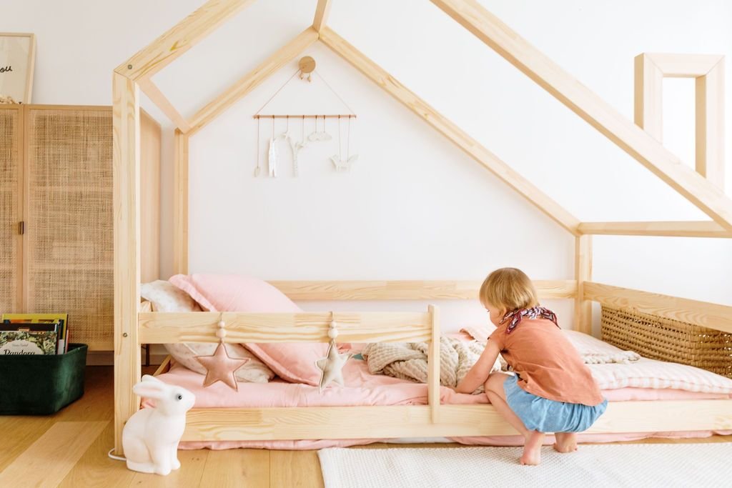 Lit Cabane Maisonnette 190*90cm - Monti Family