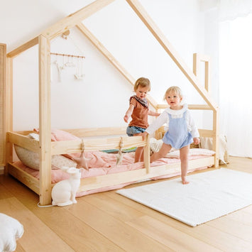 Lit Cabane Maisonnette 190*90cm - Monti Family