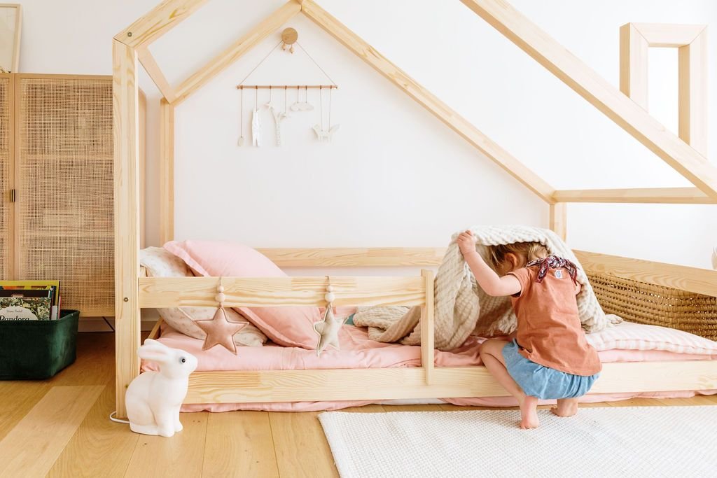 Lit Cabane Maisonnette 190*90cm - Monti Family
