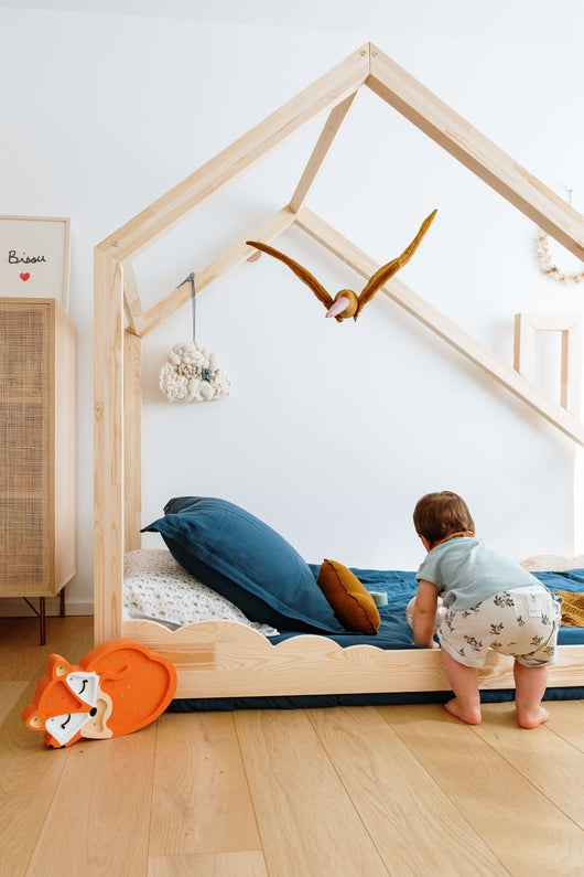 Lit Cabane Nuages 190*90cm - Monti Family