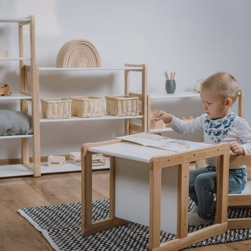 Table multi-fonctionnelle et Chaise Montessori - Monti Family
